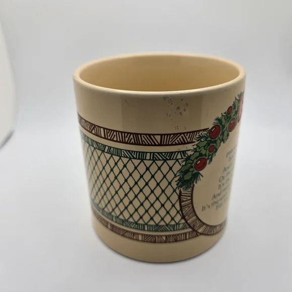 Vintage Russ Berrie & Co. Christmas Joy Mug - Picture 4 of 7